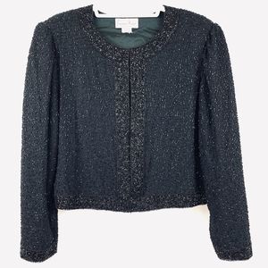Laurence Kazar Vintage Sequin Beaded Jacket